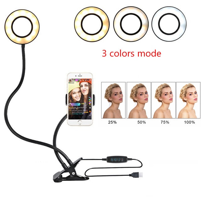 LED selfie light product detail — Kitora US warehouse fulfillment